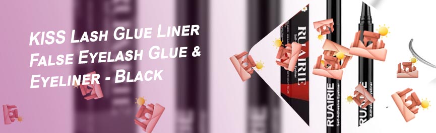 Eyeliner lash glue