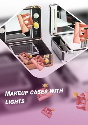 Makeup box with mirror