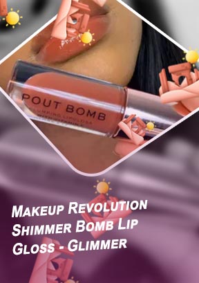 Makeup revolution shimmer bomb lip gloss