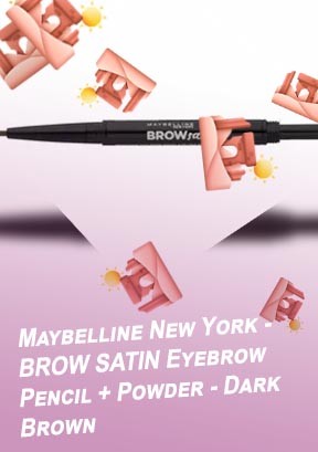 Maybelline satin brow dark brown