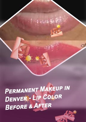 Permanent lip color